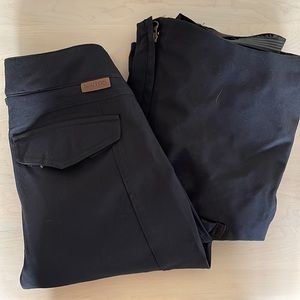 Button Flare Snow Pants - Size S